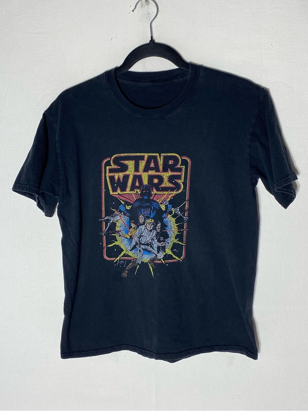 5/$25 Star Wars Retro Style Darth Vader Luke Skywalker Graphic T Shirt Size S